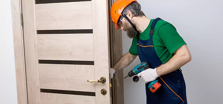 Replace Internal Door Handle with Lock Candler-McAfee